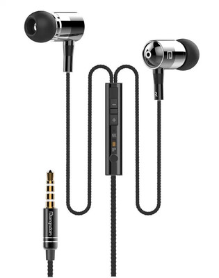 

I-1 3.5mm In-ear Super Bass Stereo Metal Earphones Headphones Music Headset Earbuds with volume control and microphone