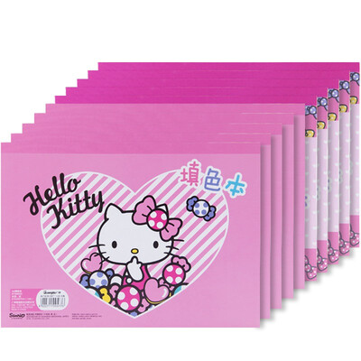 

GuangBo 10 комплектов из 12 цветов A4 / изображение этого / учебных принадлежностей Hello Kitty KT84022