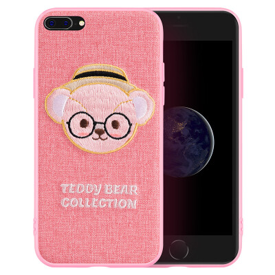 

Teddy Collection Apple 87Plus Mobile Shell iPhone87Plus Cartoon Cover Creative 3D Three-dimensional Embroidery All-inclusive shatter-resistant soft shell Lori Teddy