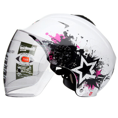 

Tanked Racing Motorcycle Helmet Electric Battery Bike Helmet T506 Spring Summer Helmet M Code Black