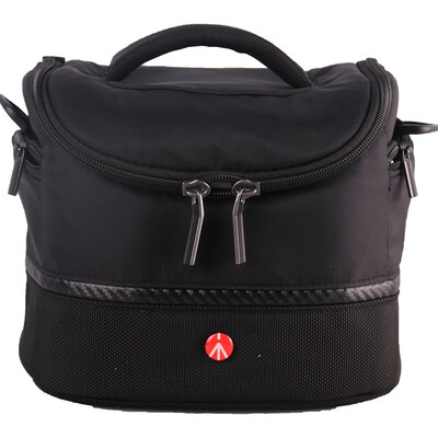 

Manfrotto MB MA-SB-5 black shoulder camera bag nylon material one machine two mirror match raincoat