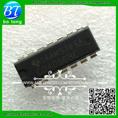

100PCS CD4066BE DIP14 CD4066 DIP IC free shipping