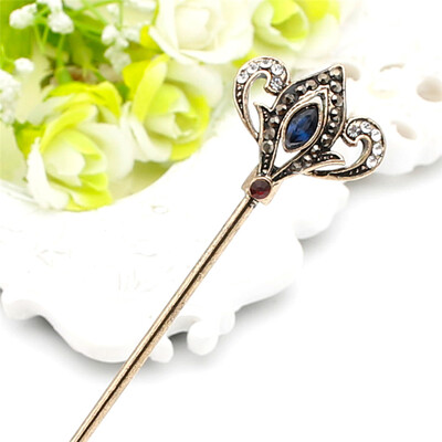 

New style Brand Fashion Bridal Wedding Hairstick Hair Jewelry Hairpin Bohemian Crystal Hair pin Hair Sticks Turkish Handwear
