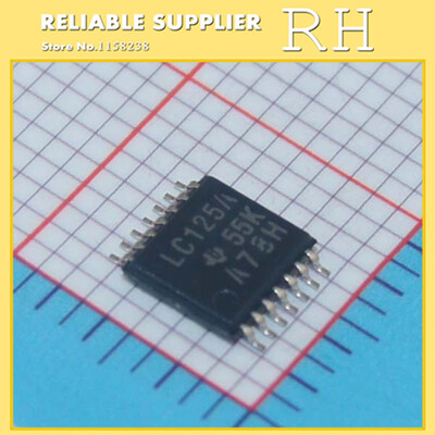 

100pcslot SN74LVC125APWR SN74LVC125APW LC125A TSSOP14 Buffer Line Driver Non-Inverting