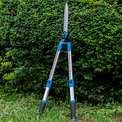 

Nong Bao telescopic wave cutter head aluminum alloy fence shears gardening scissors pruning shears fruit tree scissors cut grass repair scissors pruning scissors large hedge trimmer -750