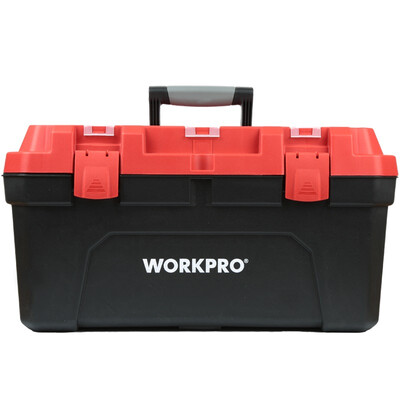 

Десять тысяч граммов сокровища (WORKPRO) W02020104M армированного пластика инструментов большим содержанием Бытовой Многофункциональный хранения Tool Box 22,5 дюйма