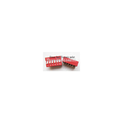 

50PCS 2.54mm DIP Switch 6Pin Flat Dial Switch Toggle Switch 6 way
