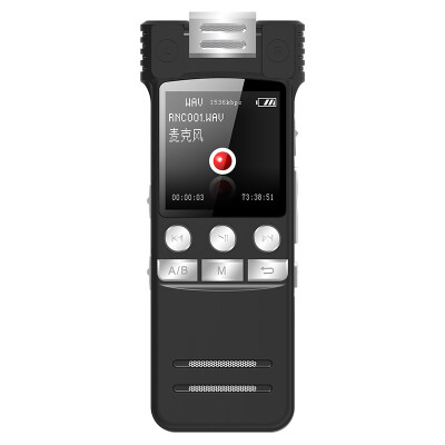 

Wanli Po WANLIPO Voice Recorder Professional Mini HD Long Distance Noise Control PMC High Quality Zero Dry Learning Conference Interview Private RV90 16G Black