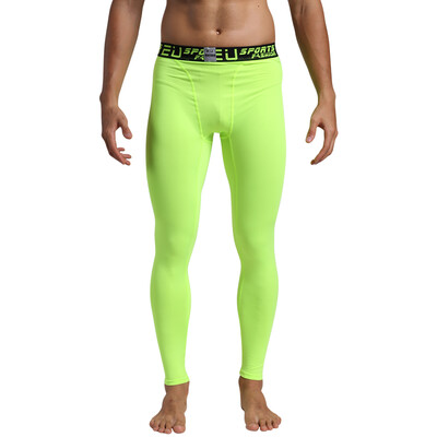 

MECH-ENG Mens Sport Pants Compression Tight Pants Base Layer Running Leggings 4 Colors