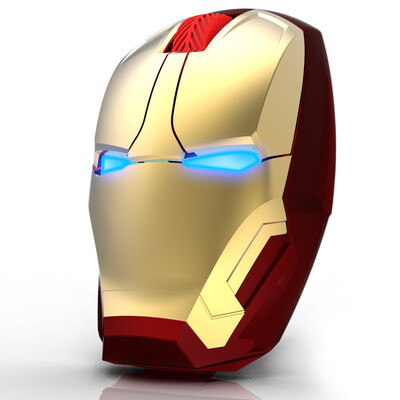 

Hongsund 2017 Recommend Iron Man Mouse Wireless Mouse Gaming Mouse gamer computer mice Free shipping