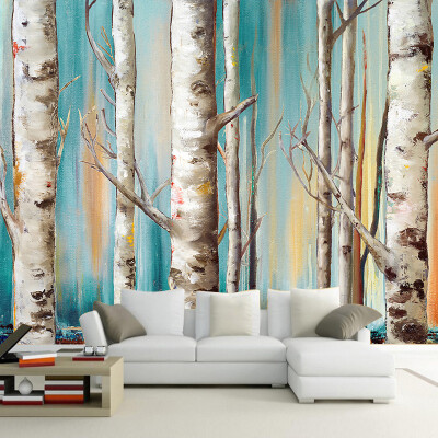 

Custom Any Size Photo Murals Wallpaper Modern Abstract Art Trunk 3D Wallpaper Restaurant Gallery Simple Decor Papel De Parede 3D