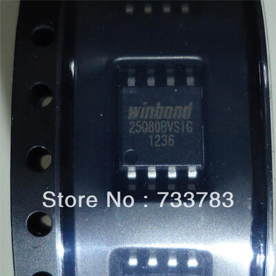 

10pcs/lot W25Q80 25Q80BVSIG W25Q80BVSIG 200mil wide Instead of W25X80AVSSIG 8M X 1 SPI BUS SERIAL EEPROM