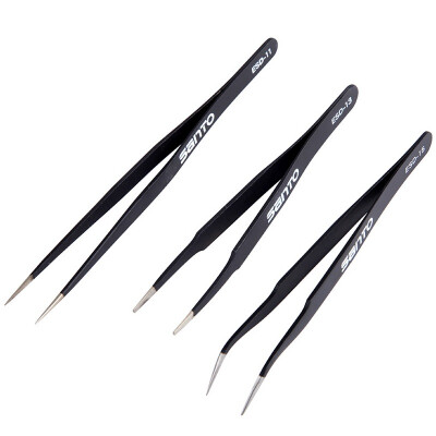 

SANTO 1387 tweezers 3 pieces / set of stainless steel