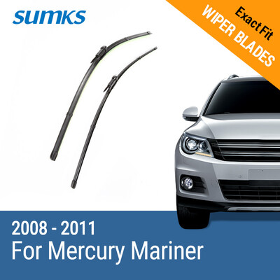 

SUMKS Wiper Blades for Mercury Mariner 20"&20" Fit Pinch Tab Arms 2008 2009 2010 2011