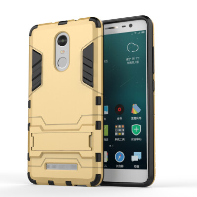 

TPU Armor Case Shockproof Rugged Protective Back Cover with Standing Frame for XIAOMI Redmi Note 3