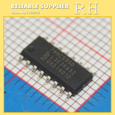 

1000pcslot 74HC595 74HC595D SOP16 8 serial register