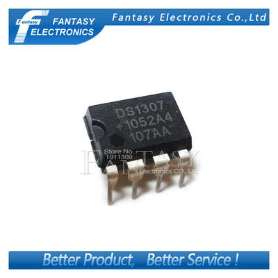 

20PCS DS1307 DIP8 DS1307N DIP new and original IC free shipping