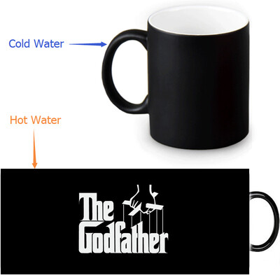 

The Godfather 350ml/12oz Heat Reveal Mug Color Change Coffee Cup Sensitive Morphing Mugs Magic Mug Milk Tea Cups