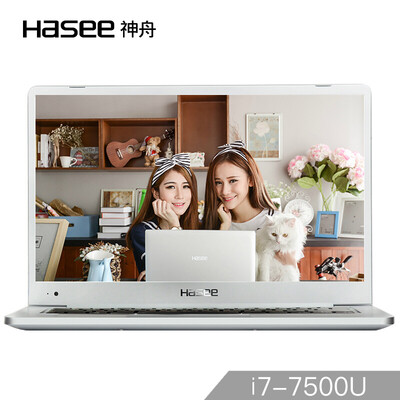

HASEE элегантный X4-KL7S1 14-дюймовый ноутбук (I7-7500U 8G 256GB SSD), серебристый