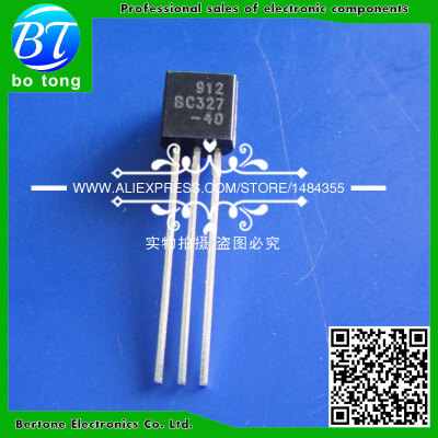 

Free Shipping 40PCS BC337 BC327 BC337-40 BC327-40 each 20pcs PNP NPN Transistor TO-92 Triode Transistor