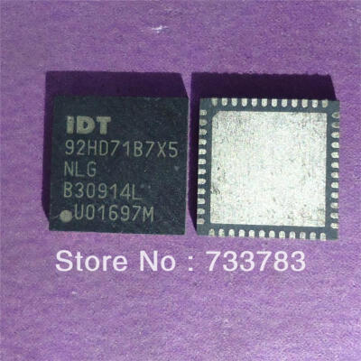 

5pcs/lot IDT92HD71B7X5NLG IDT 92HD71B7X5NLG 92HD71B7X5 4-CHANNEL HD AUDIO CODEC OPTIMIZED FOR LOW POWER