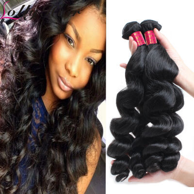 

7A Unprocessed Brazilian Virgin Hair Loose Wave 4 Bundles Brazilian Loose Wave Virgin Hair Brazilian Hair Cheap Human Hair Weave