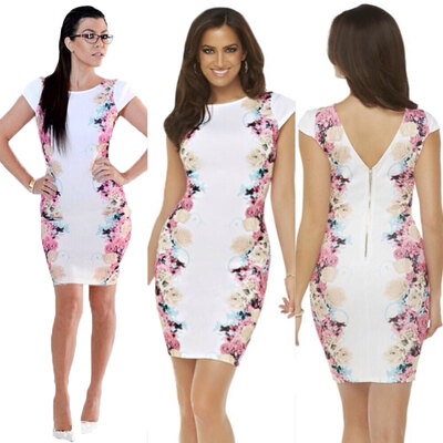 

Lovaru ™летом стиль 2015 новых женщин платья женщин вскользь Bodycon мини-платье платье печати