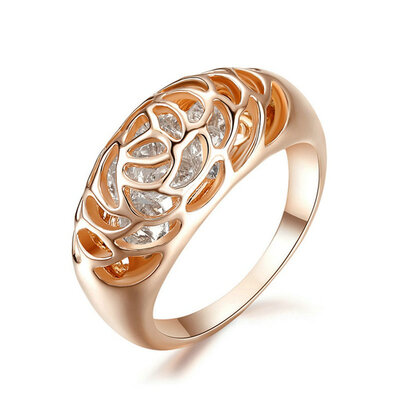 

yoursfs ® 18k rose позолоченные уникальный кристалл кольцо использовать австрийский кристалл модные украшения