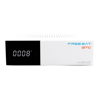 

Freesat GTC Android + DVB-S2 / T2 / C + ISDB-T Android 6.0 Amlogic S905D 2GB / 16GB TV BOX KODI WIFI Bluetooth