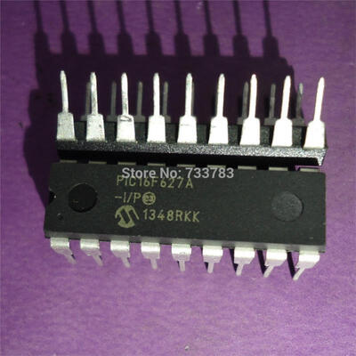 

10pcs/lot PIC16F627A-I/P PIC16F627A DIP-18 FLASH-Based 8-Bit CMOS Microcontrollers