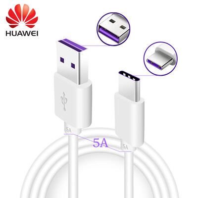 

Original For Huawei USB 5A Type C Cable P20 Pro lite Mate20 10Pro P10 Plus lite V10 USB 31 Type-C Supercharge Super Charger Cable