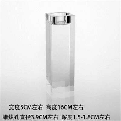 

Хрустальные подсвечники Маленький свечной светильник 4cn 6cm 8cm 10cm 12cm 14cm 16cm Свадебные украшения Стол обеденного стола