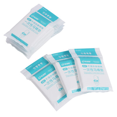 

Ou Runzhe disposable toilet seat portable travel travel cushion paper pregnant women waterproof toilet paper toilet set 7 pack 42 pieces