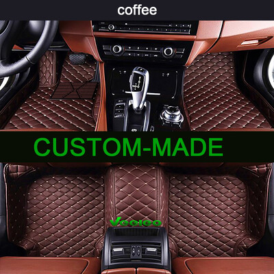 

6 Colors Leather Car Floor Mats for Tesla Model S 2009-2017 All Weather Waterproof Anti-Slip Full Set Car Mats 3D Carpets