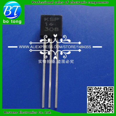 

MPSA14 KSP14 A14 TO-92 05A30V NPN Transistor 50Pcs