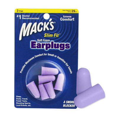 

MACK&39S shooting earplugs American imports bullet-type shooting protection sound insulation earplugs orange 3 installed