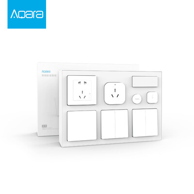 

MI Xiaomi Aqara Smart Bedroom Kit Aqara Кондиционер Датчик температуры и температуры тела Настенный выключатель гнездо Бес