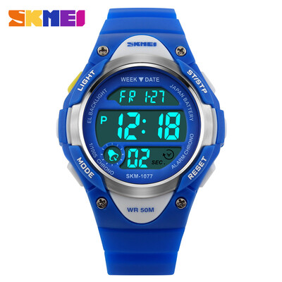 

Kids Digital LCD Rubber Waterproof Sporty Wrist Watch