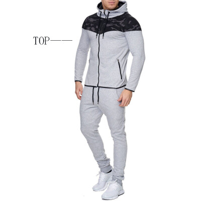 

New Men' Fashion 2 Parts Hooded Sweatshirt and Sport Pants Set