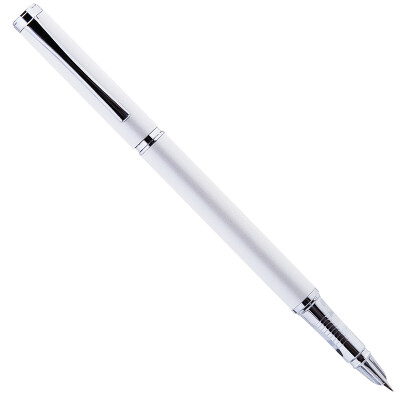 

Deli deli EF dark tip excellent series of posture posture pen signature pen metal posture training ink pen white S271