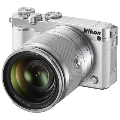 

Никон (Nikon) J5 микро-камеры стабилизации изображения VR Nikkor 10-100mm F / 4-5.6 сменный объектив цифровой Кит Уайт (20,8 миллионов эффективных пикселей сменных объективов 4K запись видео складного сенсорный экран)