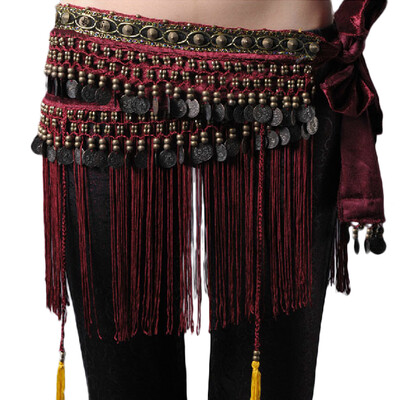 

2017 Hot Selling Cheap Women Tribal Belly Dance Hip Scarves Belly Dancing Waist Belts on Sale NMMHS001