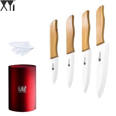 

3" 4" 5" 6" Ceramic Knives Global Kitchen Knife Stand White Blade Bamboo Handle Kitchen Knives Set XYJ Brand Beauty Knife Stand