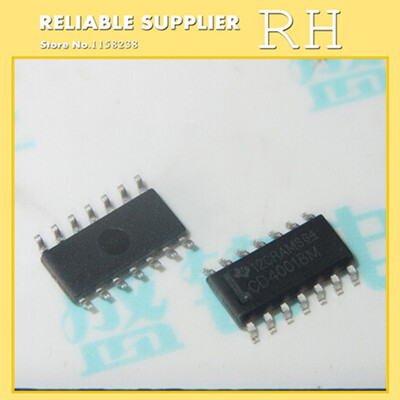 

100PCS/LOT CD4001BM CD4001 SOP14 Logic chips