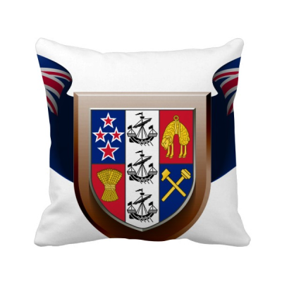 

New Zealand National Emblem Country Square Throw Pillow Insert Cushion Cover Home Sofa Decor Gift