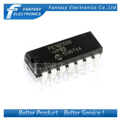 

50PCS PIC16F630-IP DIP14 PIC16F630-I DIP PIC16F630 new&original IC free shipping