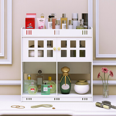 

Everything is large cosmetic storage box desktop dressing table finishing skin care products bathroom rack JD-P05 wall hanging