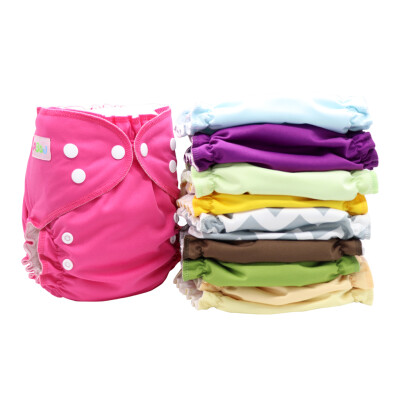 

MABOJ Pocket Cloth Diapers with Insert Size One Diapers Waterproof Washable Diapers for Babies 3-15kg