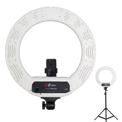 

Rima EIRMAI YB-R801 Upgrade LED Photography Light Ring Photography Fill Light Portrait Indoor Lighting Camera Selfie Anchor Beauty Beauty Live White