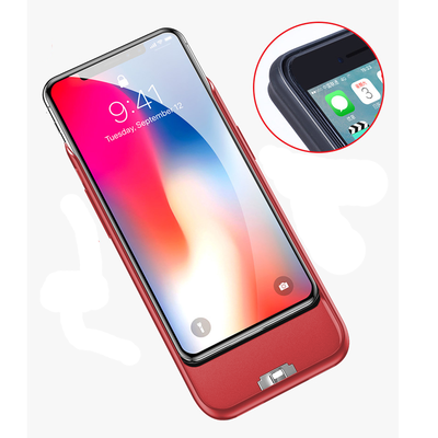 

4000mAh Зарядное устройство для iPhone X Power Bank Ультра тонкий внешний аккумуляторный корпус для iphone X